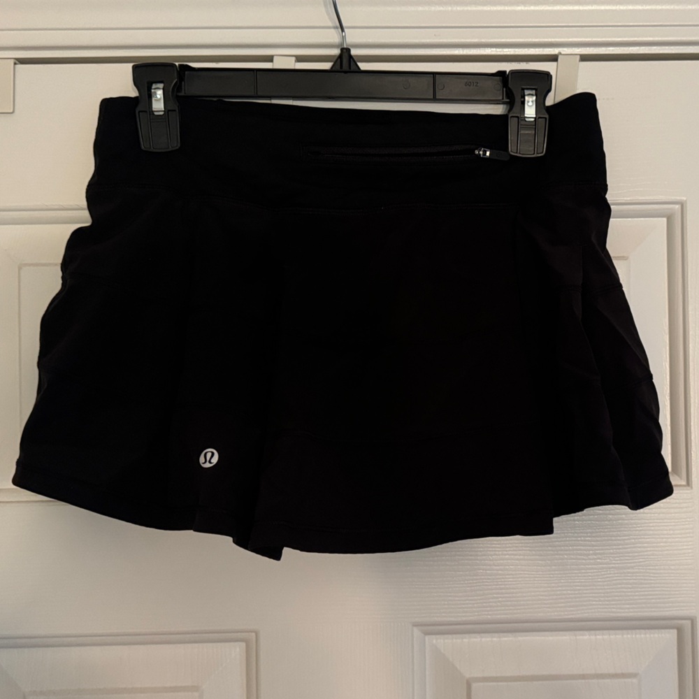 Lululemon Pace Rival Black Athletic Skorts